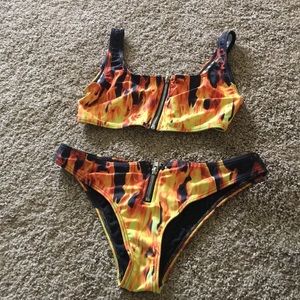 Two-Piece Dolls Kill Fire Outfit